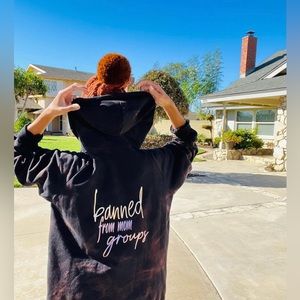 Banned From Mom Groups Zip up.